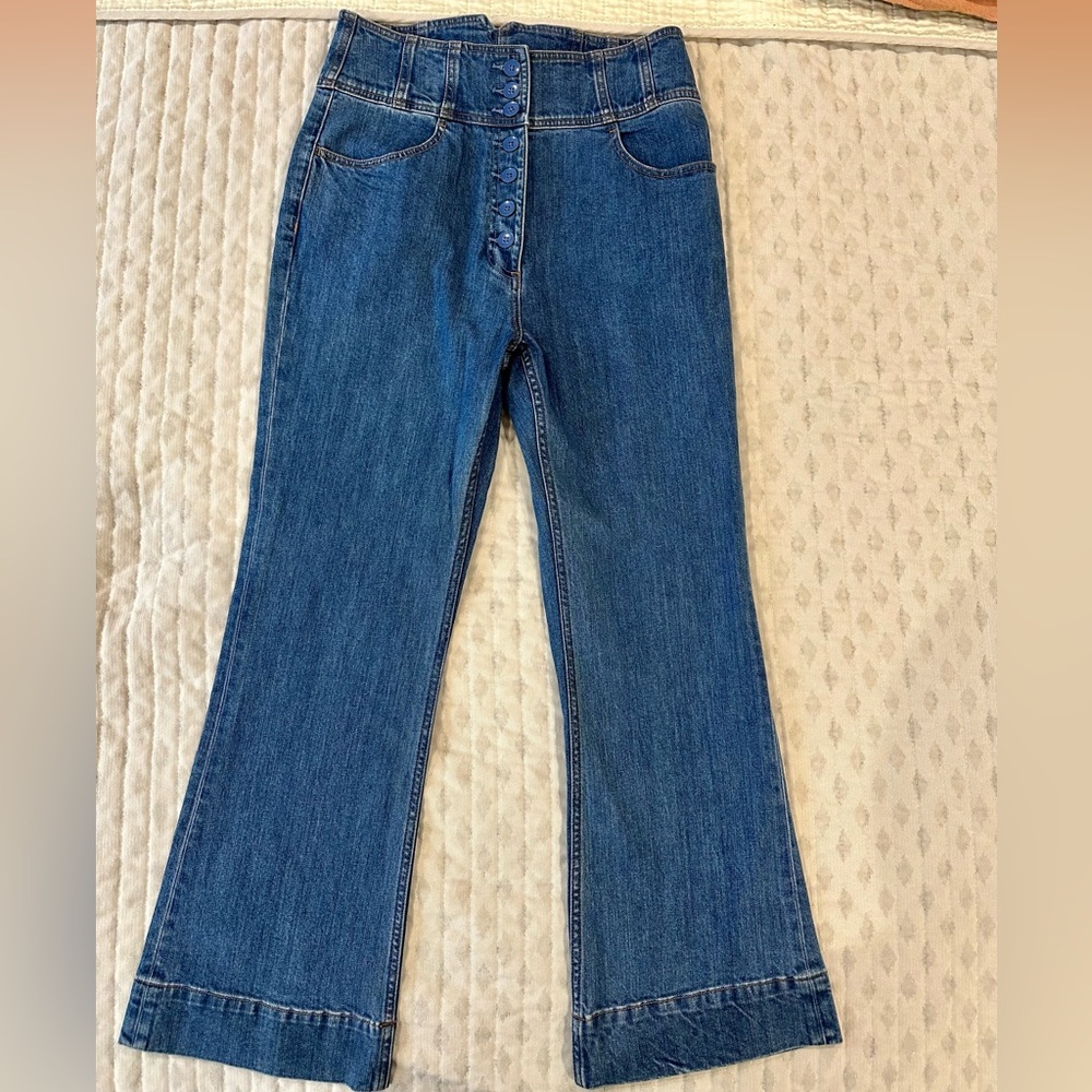 Ulla Johnson Wide Legged Jeans - Size 10